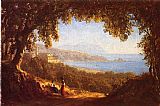 Sanford Robinson Gifford Famous Paintings - La Riviera di Ponente, Genoa